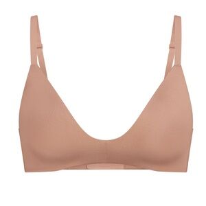 SKIMS - wireless form t-shirt demi bra in sienna size 34C